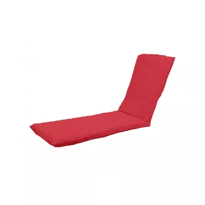 COJÍN DE TUMBONA ESPUMA 180*50*3 IMPERMEABLE ROJO