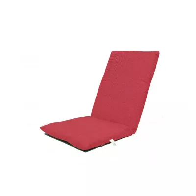 COJÍN DE HAMACA ESPUMA 090*45*3 IMPERMEABLE ROJO